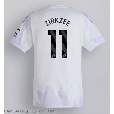 Camisa de time de futebol Manchester United Joshua Zirkzee #11 Replicas 2º Equipamento 2025-26 Manga Curta Camisa de time de futebol Manchester United Joshua Zirkzee #11 Replicas 2º Equipamento 2025-26 Manga Curta